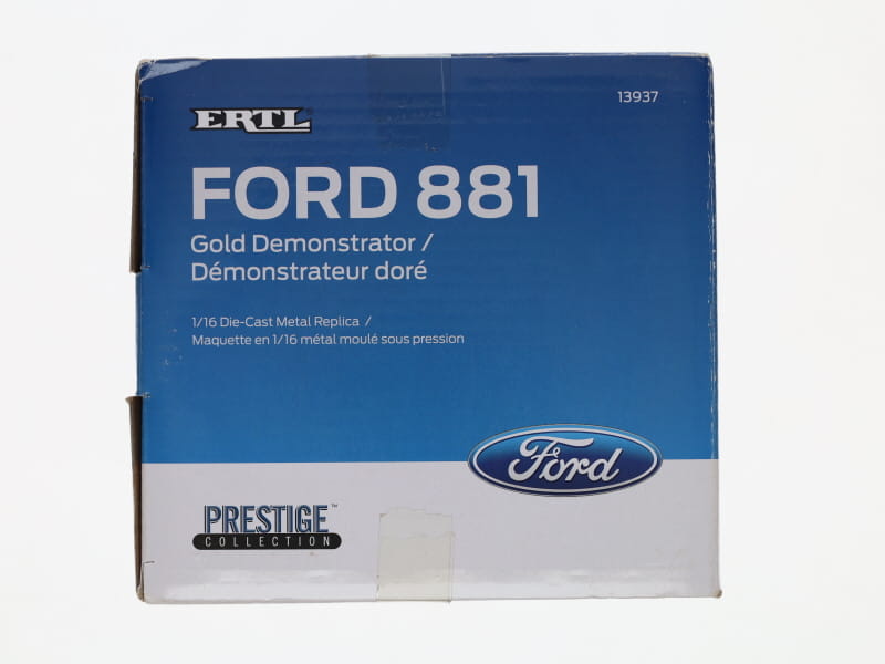 #ERTL13937 1/16 Ford 881 Gold Demonstrator, 25th Anniversary