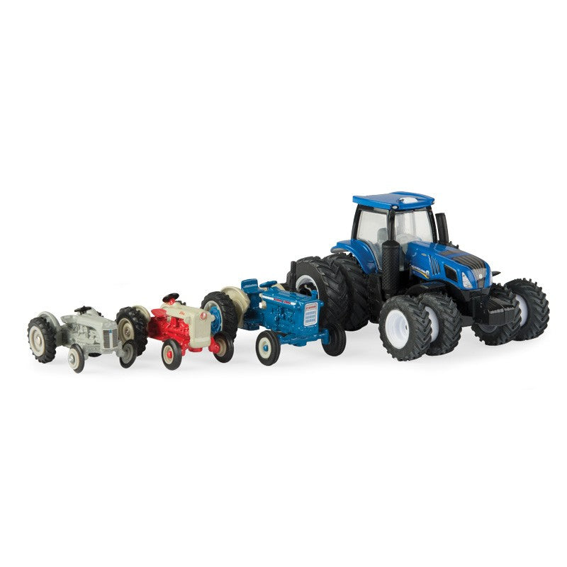 #ERTL16367 1/64 4pc. Ford Tractor Set Celebrating 100 Years of Ford Tractors
