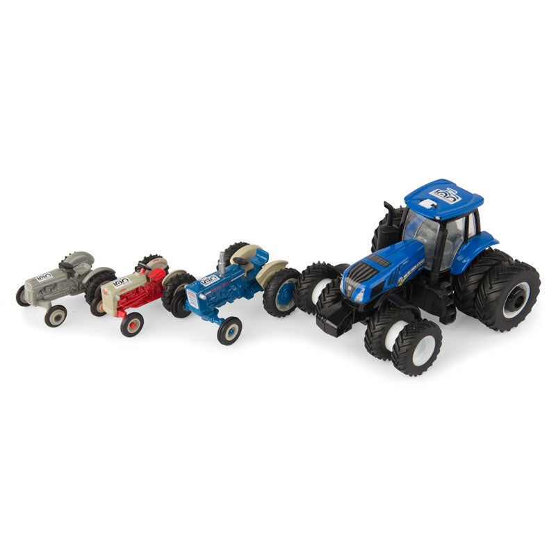 #ERTL16367 1/64 4pc. Ford Tractor Set Celebrating 100 Years of Ford Tractors