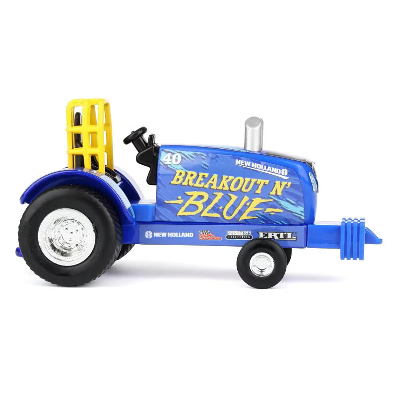 #ERTL47697 1/64 New Holland "Breakout N' Blue" Pulling Tractor Toy