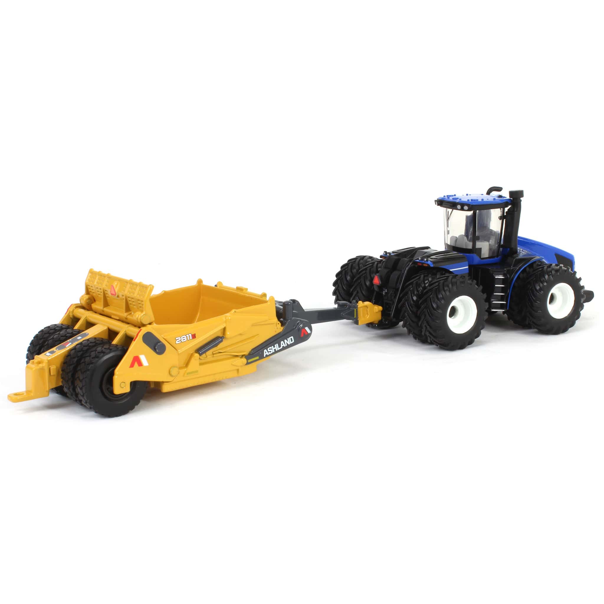 #ERTL61009 New Holland T9.700 Tractor with Ashland 2811E Scraper