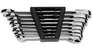 #SN70501 8-Piece New Holland Ratcheting Combination Wrench Set - Metric - CASE IH