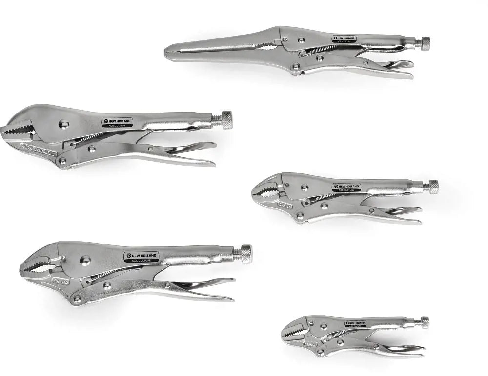 #SN90005 New Holland 5-Piece Locking Pliers Set