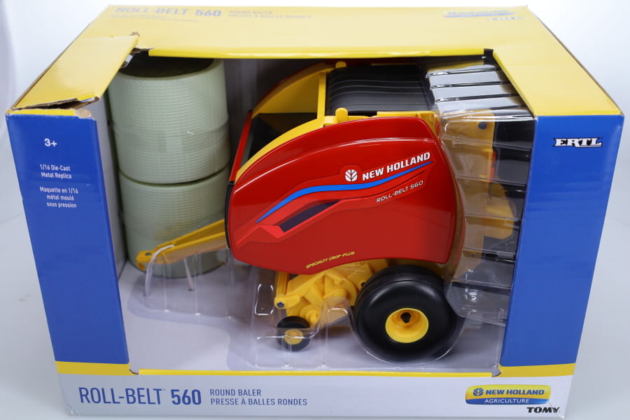 #ERTL13986 New Holland Roll-Belt 560 Round Baler