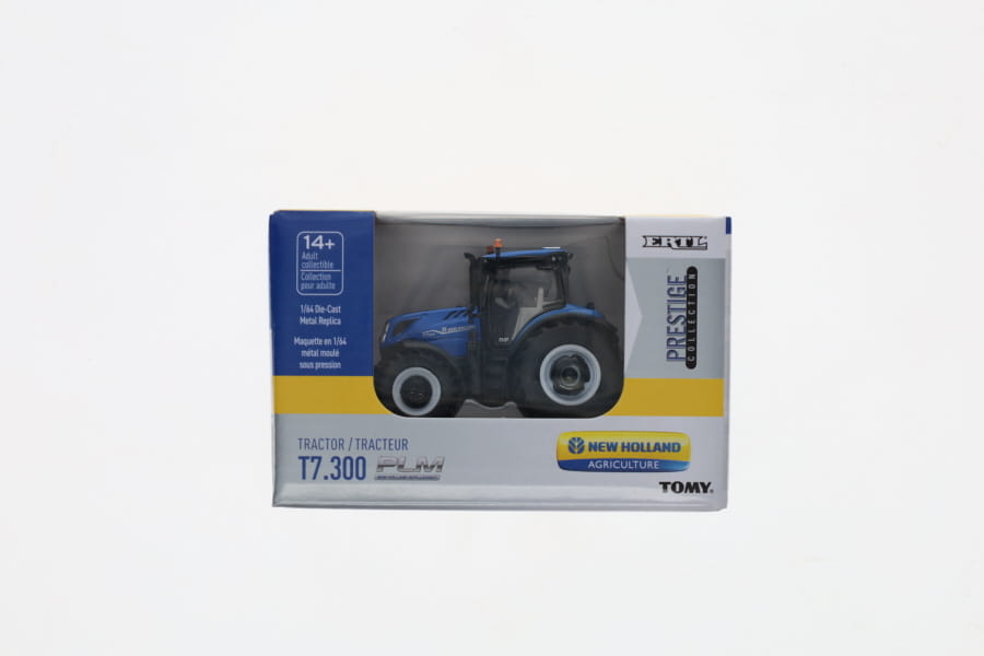 #ERTL13991 New Holland 1:64 Scale T7.300 Tractor – Die-Cast Metal Replica – ERTL Prestige Collection