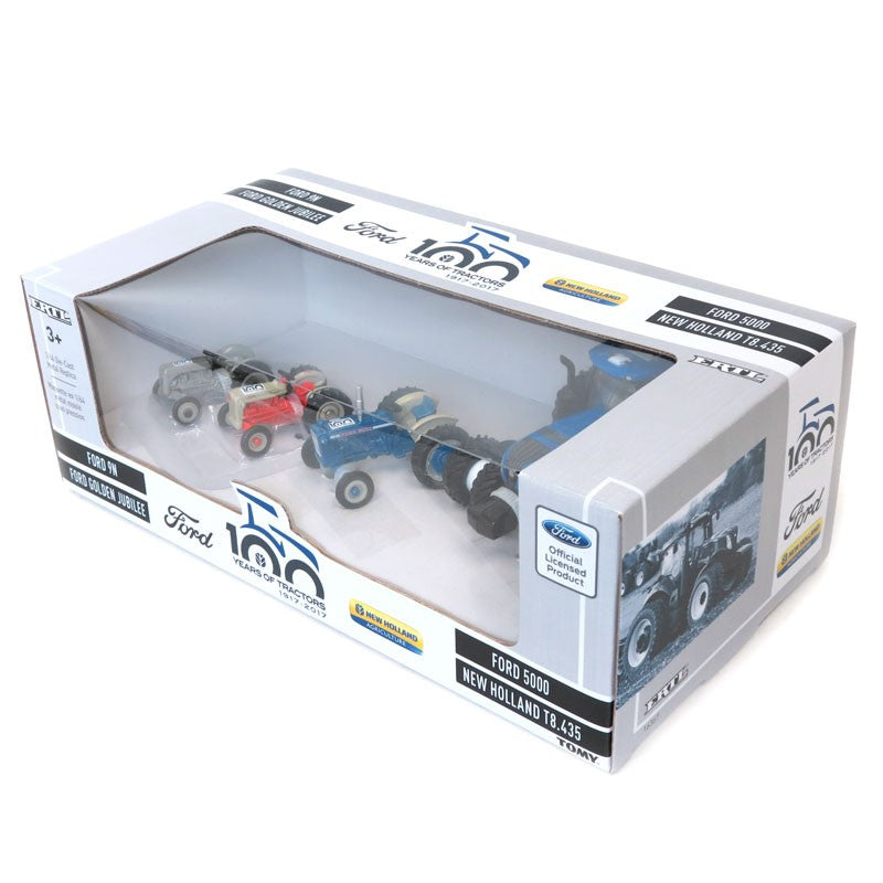 #ERTL16367 1/64 4pc. Ford Tractor Set Celebrating 100 Years of Ford Tractors