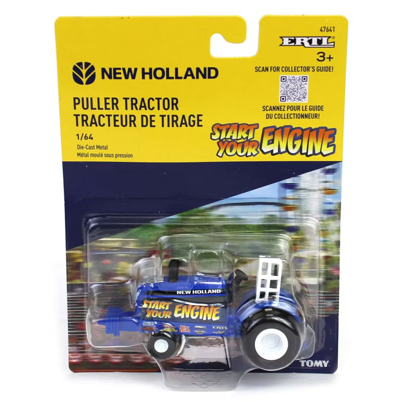 #ERTL47641 1/64 New Holland "Start Your Engine" Pulling Tractor