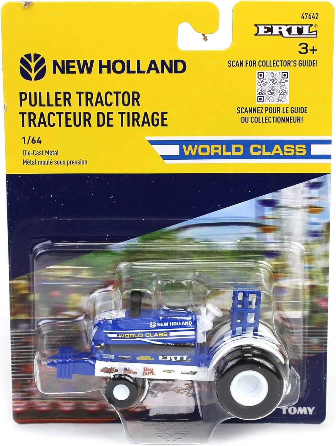#ERTL47642 Agriculture 1/64 New Holland World Class Pulling Tractor