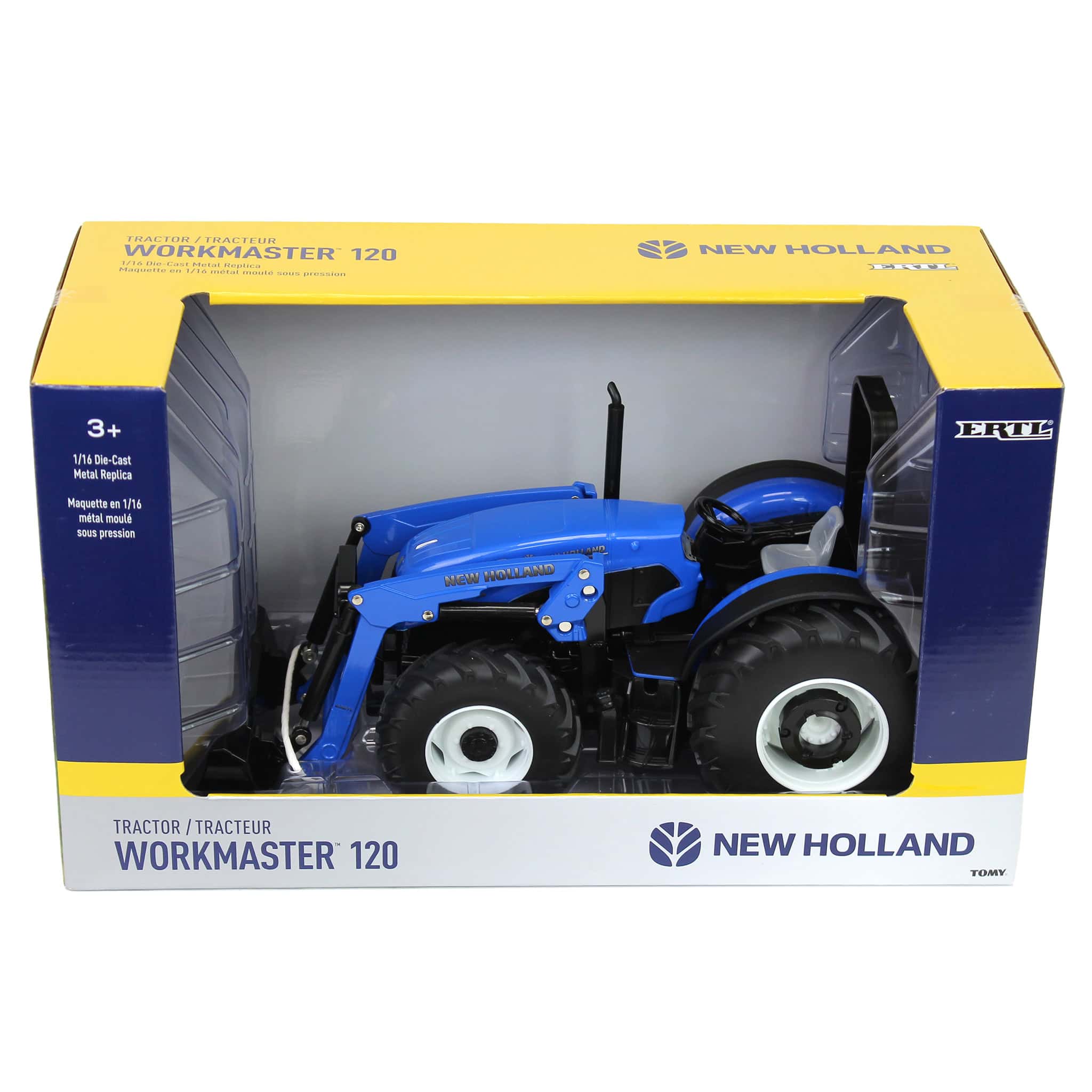 #ERTL61013 1/16 New Holland Workmaster 120 Tractor with Loader by ERTL