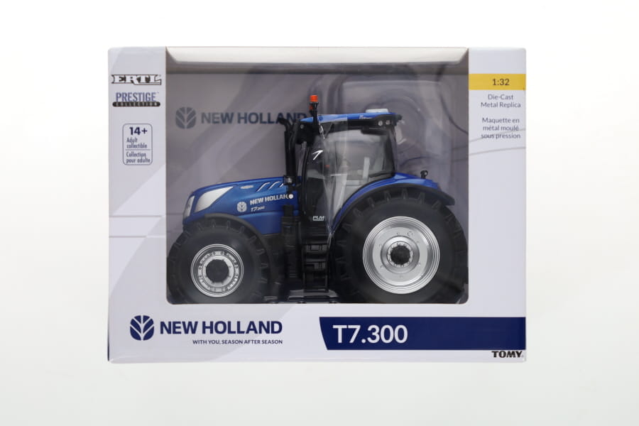 #ERTL61027 1/32 New Holland T7.300 Blue Power Tractor Prestige Collection