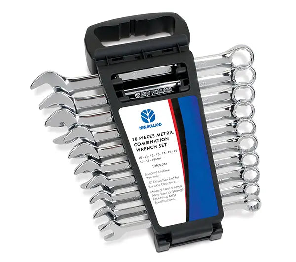 #SN60501 New Holland Combination Wrench Sets10-Piece Metric 10 to 19 MM Wrench Set