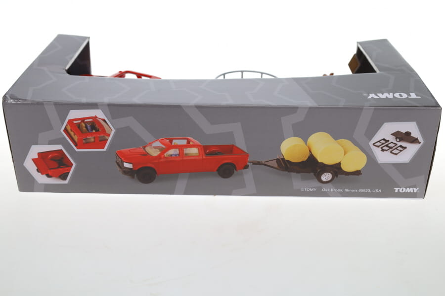 #TOMY47598 Truck & Hay Trailer Farm Toy Set